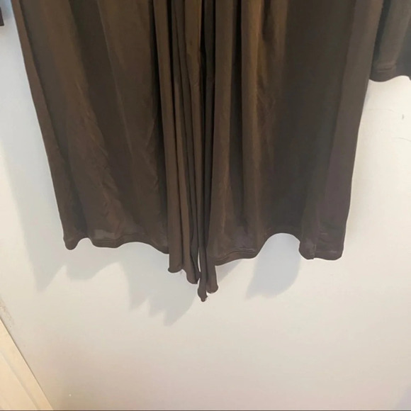 Dress mesh (no transparent) brown L elastan Biscotte - Picture 5 of 6